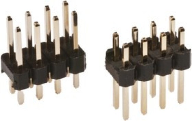 M20-9980845, Socket; pin strips; male; 2.54mm; PIN: 16; THT; on PCBs; gold-plated