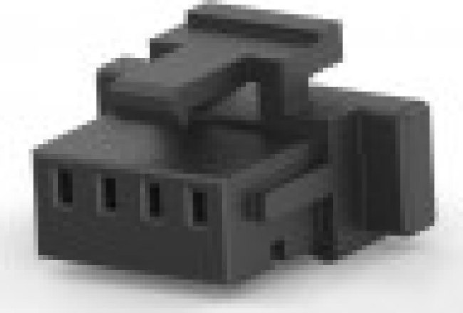2367198-4, Headers &amp; Wire Housings 1mm Housing With Latch, Black