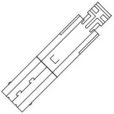 KUSBX-BP-KIT-SC, USB Connectors B TYPE PLUG KIT SOLDER CUP