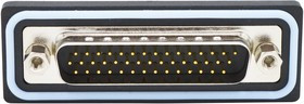 HDF-R44-113L461, Разъем D Sub, IP67, High Density, Штекер, NANOOK Series, 44 контакт(-ов), DB, Пайка