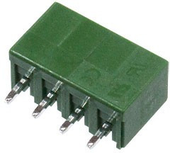 ME040-381-04P, клеммник на плату прямой шаг 3.81мм 4 контакта
