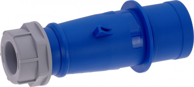 Кабельная вилка 32A/230V/1P+N+E/IP44 CA260