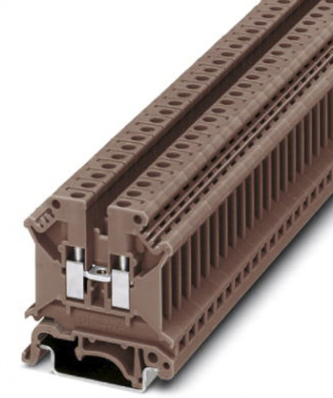 3007330, DIN Rail Terminal Blocks UK 5 N BROWN