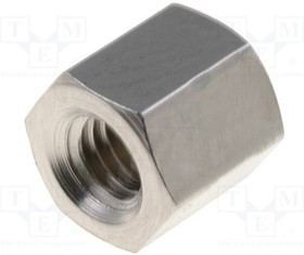 TDYSFF-M3/5, Дистанцирующая стойка с резьбой, 5мм, Внутр.резьба: M3, латунь