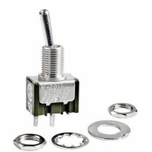M2011SS1W01/UC, Toggle Switches ON-OFF .413 BAT .350 BUSH SLDR LUG W/UL