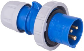Вилка кабельная 32А 230V 1P+N+E IP67 0232-6