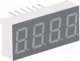 FYQ-3641AUHR-21, 9.2mm OK Красный 30-60mcd