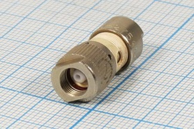 Высокочастотный разъём СР50-275ФВ, розетка на кабель, сочленение резьбовое М6; №383 СР50-275ФВ\каб\ М6\[розетка]