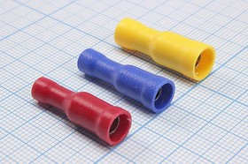 Наконечник кабельный гнездо "I" 4,0, 0,25-1,5S, обжимной, красный, РШИм; №774 R клемма нак/каб гн "I" 4,0\\S0,5-1,5\лат луж\\кр\