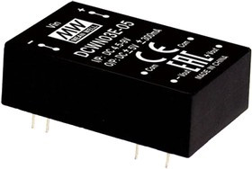 DCWN03A-12, DC/DC преобразователь, 3Вт, вход 9-18В,выход 12,-12В/0.125А