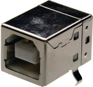 61400416121, USB Connector, USB-B 2.0 Receptacle, Right Angle, 8 Poles 61400416121, USB Connector, USB-B 2.0 Receptacle, Right Angle, 8 Poles