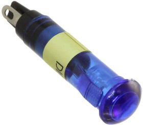 678-1432-224F, LED Panel Mount Indicator Uni-Color Blue 5473mcd 2-Pin
