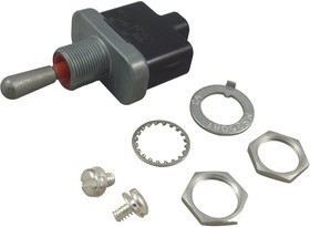 T9-CS2-24, Рычажный переключатель, IP68S, Выкл.-Вкл., DPST, Без Подсветки, Серия T9, Панель, 20 А