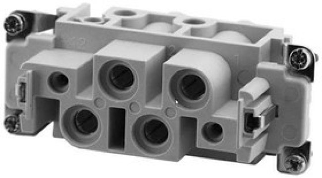 C146 10B004 100 13, Heavy Duty Power Connectors socket insert 4 pole (4+PE) C146 10B004 100 13, Heavy Duty Power Connectors socket insert 4 pole (4+PE)