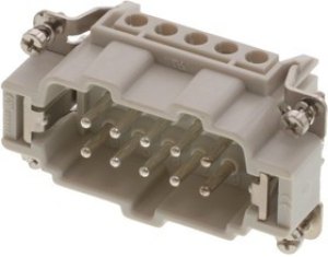 93601-0147, Разъем для тяжелых условий, 93601, Insert, 16 Контактов, 16A, Штекер, Винтовой Контакт