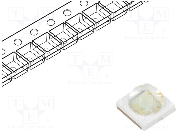 PK2N-3LGE-SD, Power LED; green; 130°; 350mA; ?d: 515?535nm; Pmax: 3W; 100?120lm PK2N-3LGE-SD, Power LED; green; 130°; 350mA; ?d: 515?535nm; Pmax: 3W; 100?120lm