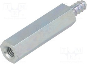 TFM-M3X20/224ST2.9, Дистанцирующая стойка с резьбой; Внутр.резьба: M3; 20мм; сталь