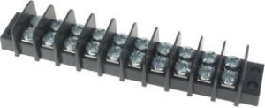 38760-0110, Клеммная колодка с перегородкой в панель, 2 ряда, 10 вывод(-ов), 22 AWG, 14 AWG, 9.53 мм, 15 А 38760-0110, Клеммная колодка с перегородкой в панель, 2 ряда, 10 вывод(-ов), 22 AWG, 14 AWG, 9.53 мм, 15 А