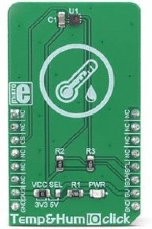 MIKROE-3342, Temp&Hum 10 Click Temperature & Humidity Sensor for BPS230
