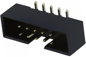DS1014-10MF1BXB-B, IDC разъем, вилка на плату SMD двухрядная 10pin(2x5)., шаг 2.00мм без крышки