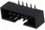 DS1014-10MF1BXB-B, IDC разъем, вилка на плату SMD двухрядная 10pin(2x5)., шаг 2.00мм без крышки