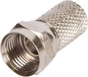 Коннектор F-типа для коаксиальных кабелей RG6, 100 шт. EC-CC-F-RG6-T-MT-100
