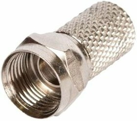 Коннектор F-типа для коаксиальных кабелей RG6, 100 шт. EC-CC-F-RG6-T-MT-100