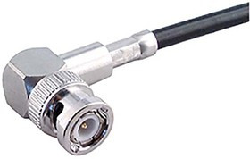 16_BNC-50-3-13/133_NE, 50 Right Angle Cable Mount, BNC Connector, Plug, Coaxial 16_BNC-50-3-13/133_NE, 50 Right Angle Cable Mount, BNC Connector, Plug, Coaxial