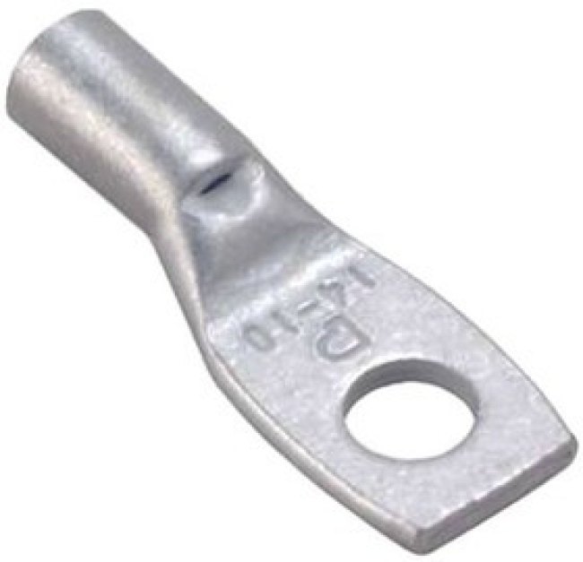 LCA10-56-L, TERMINAL, COMPRESSION LUG, M8, 10AWG