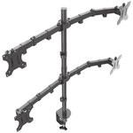 Кронштейн для мониторов Onkron D421E черный 13"-32" макс.32кг настольный поворот и наклон 4 (156004) Кронштейн для мониторов Onkron D421E черный 13"-32" макс.32кг настольный поворот и наклон 4 (156004)