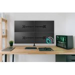 Кронштейн для мониторов Onkron D421E черный 13"-32" макс.32кг настольный поворот и наклон 4 (156004) Кронштейн для мониторов Onkron D421E черный 13"-32" макс.32кг настольный поворот и наклон 4 (156004)