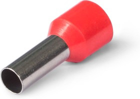 НШВИ 10-12, Наконечник штыревой втулочный изолированный красный 10мм²