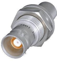 BJ79C-201, RF Connectors / Coaxial Connectors TRB BLKD Jack STR Full CRMP 3-lug