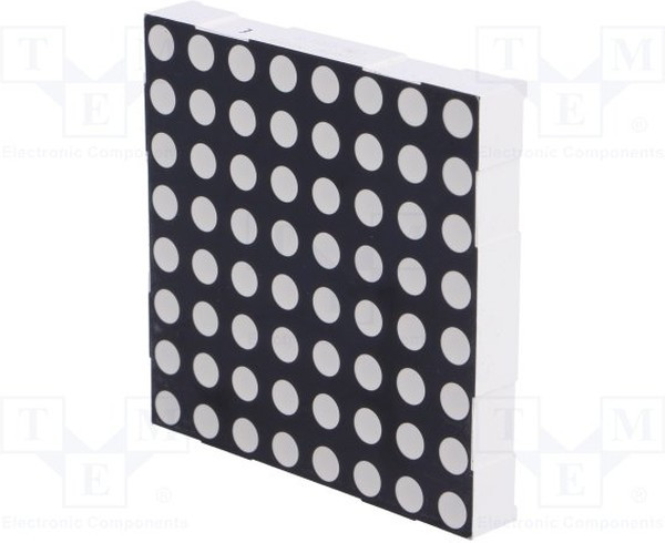 KWM-50881CSB, Дисплей: LED, матрица, 8x8, красный, 6-12мкд, катод, 60,2x60,2мм KWM-50881CSB, Дисплей: LED, матрица, 8x8, красный, 6-12мкд, катод, 60,2x60,2мм