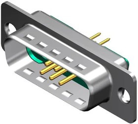 173107-0363, D-Sub Mixed Contact Connectors FCT ML DSUB SDR PLG FM5W1P-K120