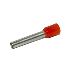 Наконечник штыревой втулочный изолированный KTE 4-18 4mm2/L=18mm/Оранжевый (упак=500 шт.)