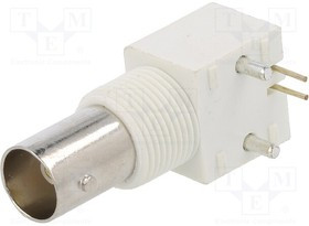 RF101ED0075, Гнездо; BNC; "мама"; угловой; 75Ом; THT; на PCB,на панель; позолота RF101ED0075, Гнездо; BNC; "мама"; угловой; 75Ом; THT; на PCB,на панель; позолота