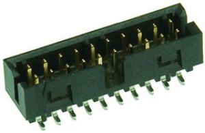 87832-1208, Milli-Grid Series Straight Surface Mount PCB Header, 12 Contact(s), 2.0mm Pitch, 2 Row(s), Shrouded