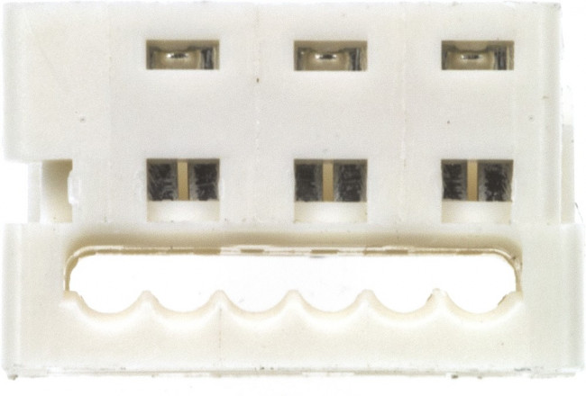 90327-0357, 6-Way IDC Connector Socket for Cable Mount, 2-Row