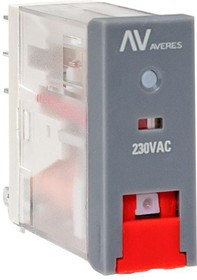 Реле промежуточное с кнопкой и мех. индикацией RPAt 22/2 8А 230В AC EKF rpat-22-2-230AC