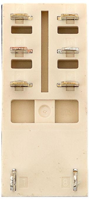 Реле промежуточное с кнопкой и мех. индикацией RPAt 22/2 8А 230В AC EKF rpat-22-2-230AC