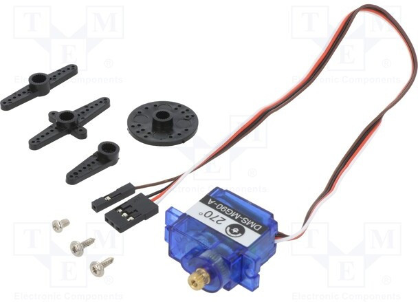 SER0046, AC, DC &amp; Servo Motors 9g 270 Metal Servo with Analog Feedback (1.5kg)