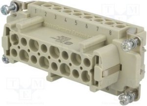09365102602, HEAVY DUTY INSERT, PLUG, 10POS+PE, 14AWG 09365102602, HEAVY DUTY INSERT, PLUG, 10POS+PE, 14AWG