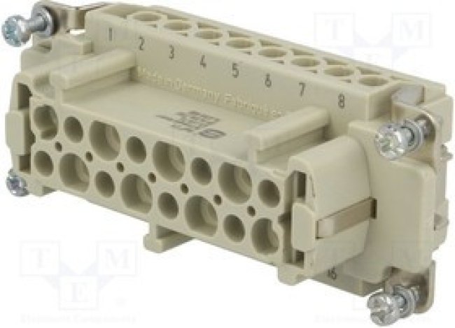 09365102602, HEAVY DUTY INSERT, PLUG, 10POS+PE, 14AWG 09365102602, HEAVY DUTY INSERT, PLUG, 10POS+PE, 14AWG