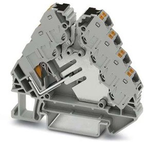 3270138, DIN Rail Terminal Blocks PTRVB 4-FI /GY