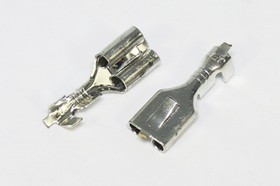 Клемма розетка, 6,4x0,8, 1-2,5мм2замок