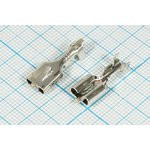 Клемма розетка, 6,4x0,8, 1-2,5мм2замок