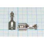 Клемма розетка, 6,4x0,8, 1-2,5мм2замок