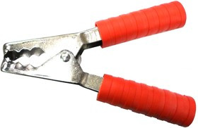 AG-T230-P, красный, Зажим "Крокодил" с изолятором, 200-300А, 150мм