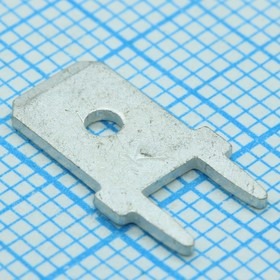 1287, Наконечник штыревой плоский на плату 1287, Наконечник штыревой плоский на плату